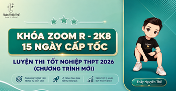 KHÓA ZOOM R - 2K8 | 15 NGÀY CẤP TỐC