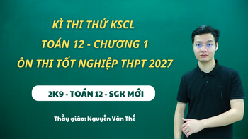 THI THỬ KSCL TOÁN 12 CHƯƠNG 1